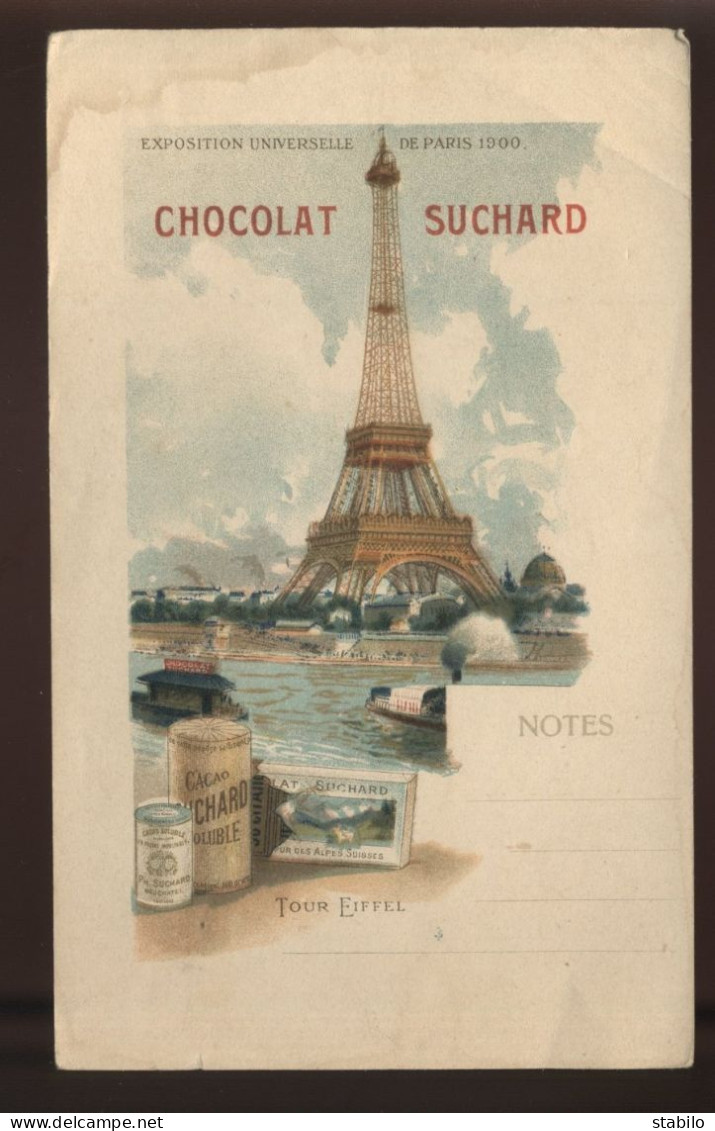 CHROMOS - EXPOSITION UNIVERSELLE PARIS 1900 -  CHOCOLAT SUCHARD - Suchard