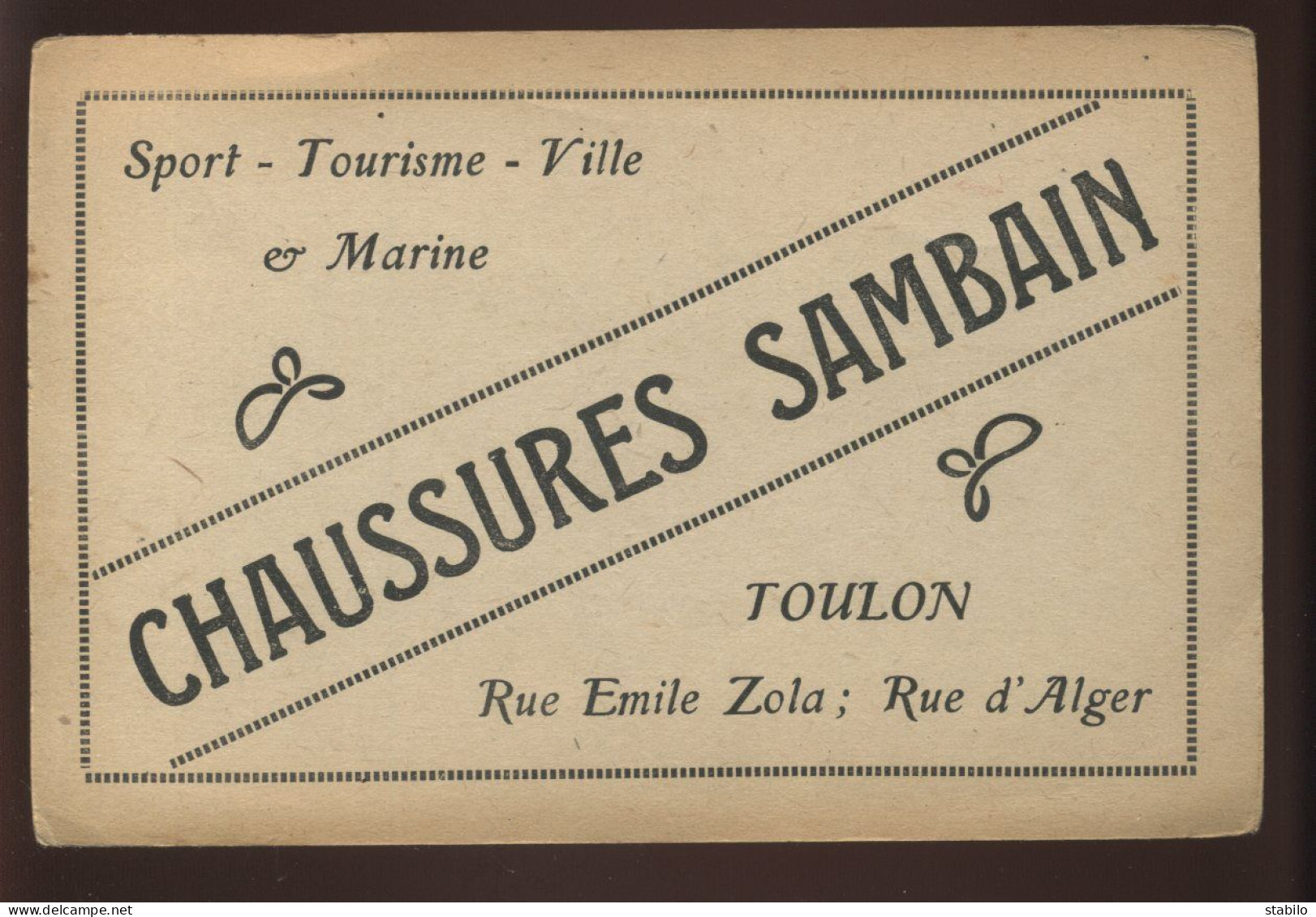 CHROMOS - EN TOUT PAYS - CARICATURE - CHAUSSURES SAMBAIN, TOULON - Other & Unclassified