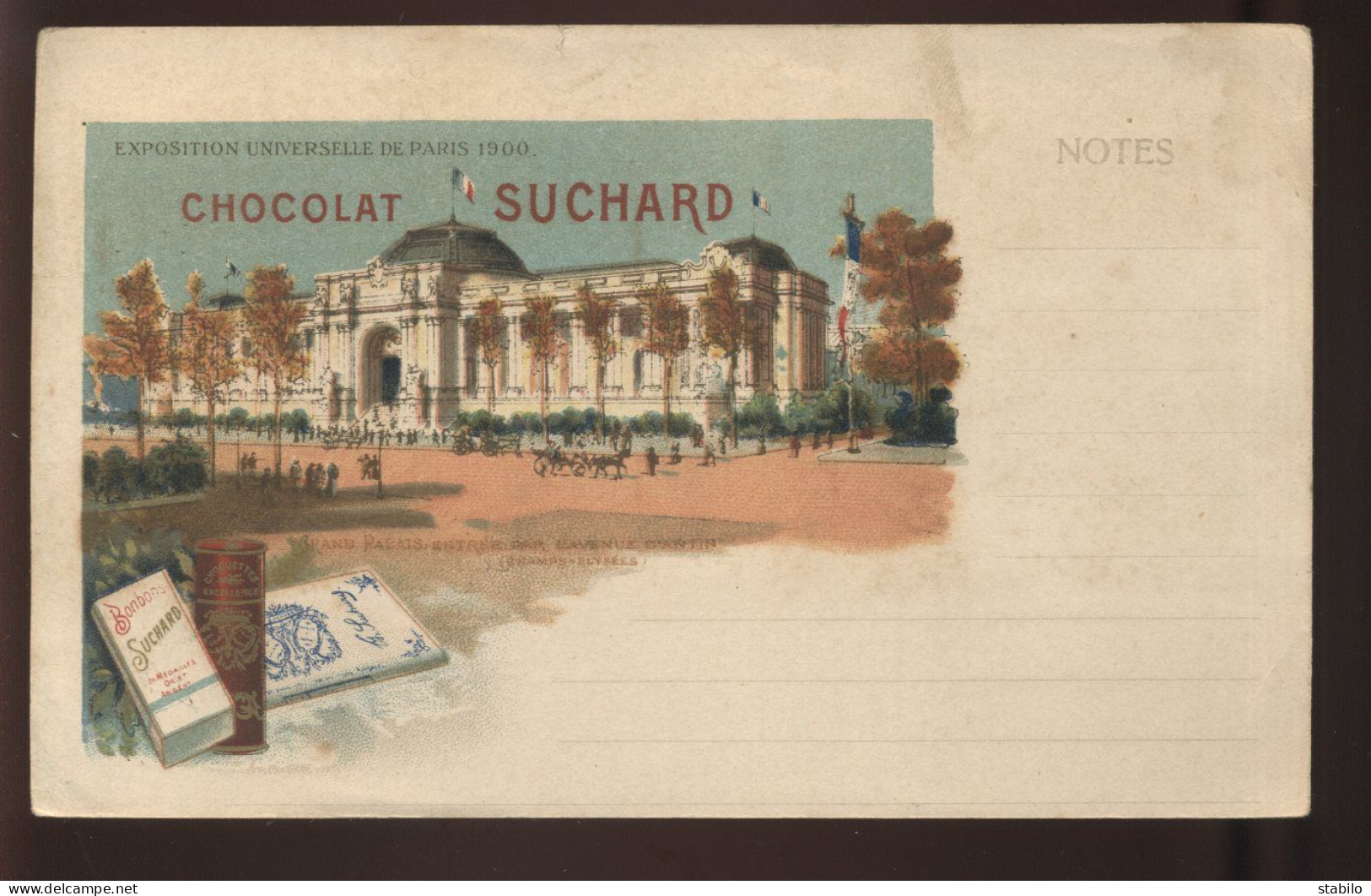 CHROMOS - EXPOSITION UNIVERSELLE PARIS 1900 -  CHOCOLAT SUCHARD - Suchard