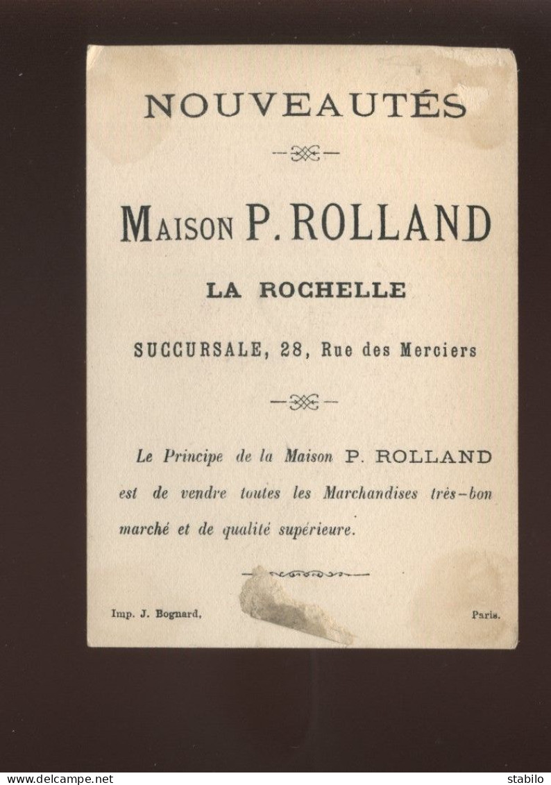 CHROMOS - BRUYERE, SOLITUDE ET REVERIE - MAISON P. ROLLAND, LA ROCHELLE - Autres & Non Classés