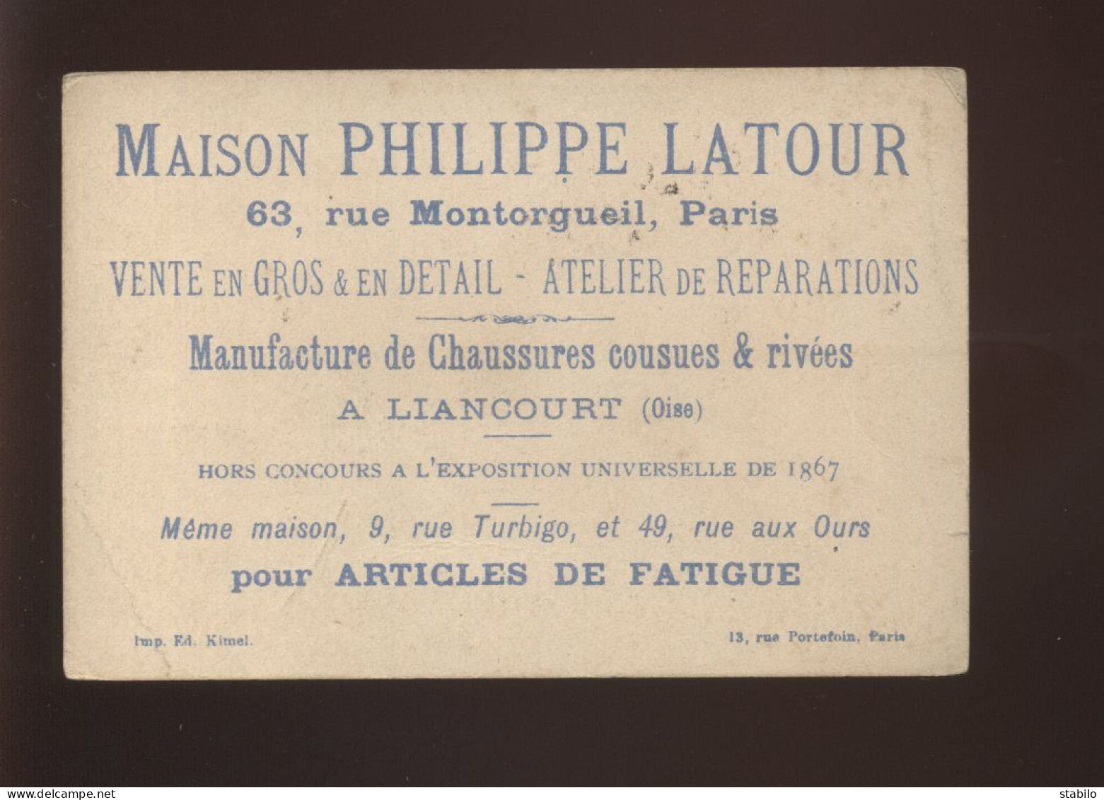 CHROMOS - L'AUTRICHE - TIMBRE ET DRAPEAU - MAISON PHILIPPE LATOUR, 63 RUE MONTORGUEIL PARIS - Autres & Non Classés