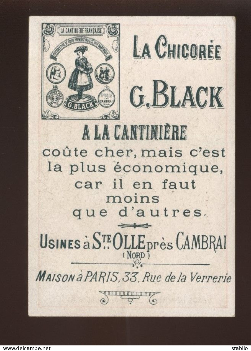 CHROMOS - ARMEE RUSSE - GARDE IMPERIALE - RGT DE PAULOWSKI - LA CHICOREE G. BLACK "A LA CANTINIERE" STE OLLE, NORD - Andere & Zonder Classificatie