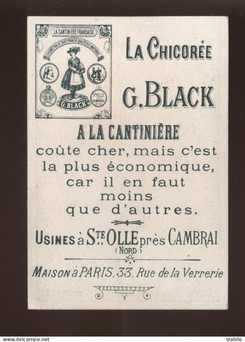 CHROMOS - ARMEE RUSSE - COSAQUES D'ORENBOURG ET DE SIBERIE - LA CHICOREE G. BLACK "A LA CANTINIERE" STE OLLE, NORD - Sonstige & Ohne Zuordnung