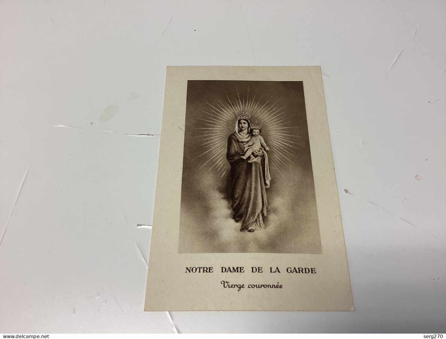 Image Pieuse Image Religieuse 1900 NOTRE DAME DE LA GARDE - Images Religieuses