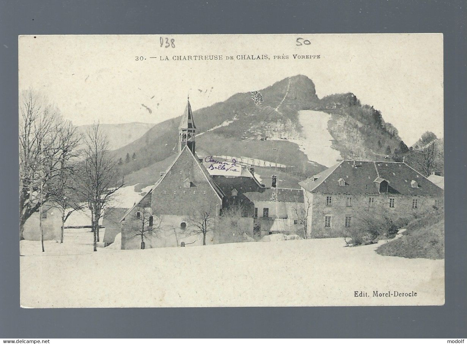CPA - 38 - La Chartreuse De Chalais, Près Voreppe - Circulée En 1911 - Autres & Non Classés