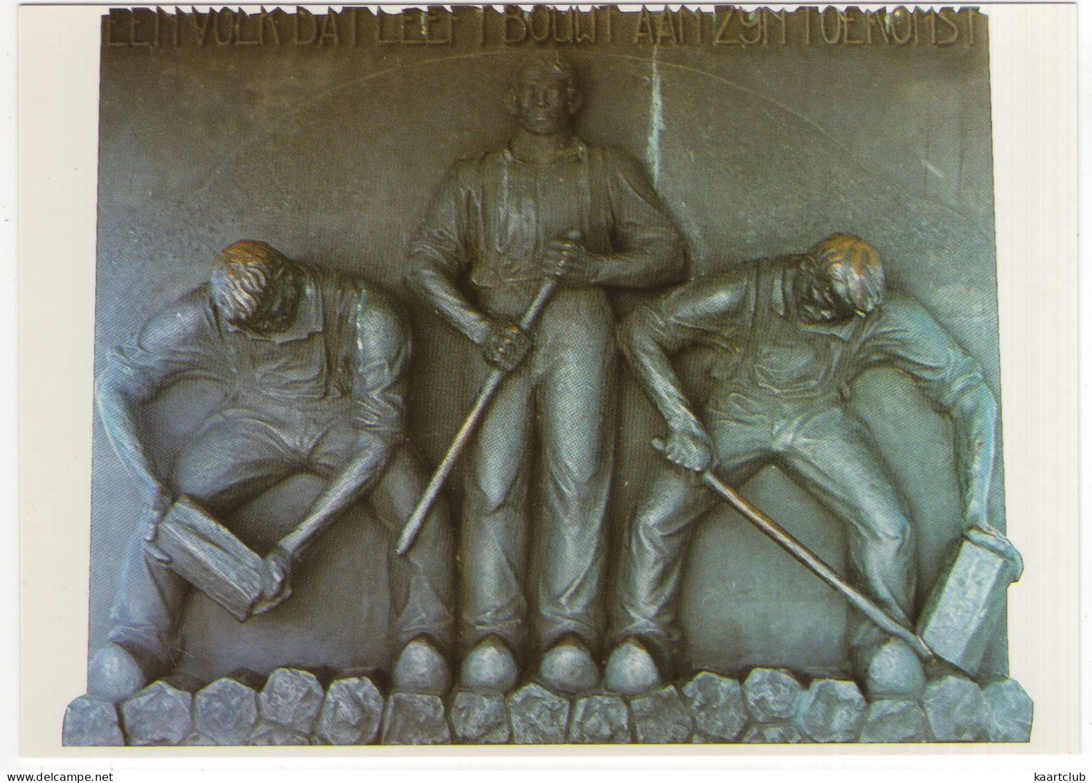 Gedenkplaat Monument Afsluitdijk - Beeldhouwer Hildo Krop  - (Nederland/Holland) - Den Oever (& Afsluitdijk)