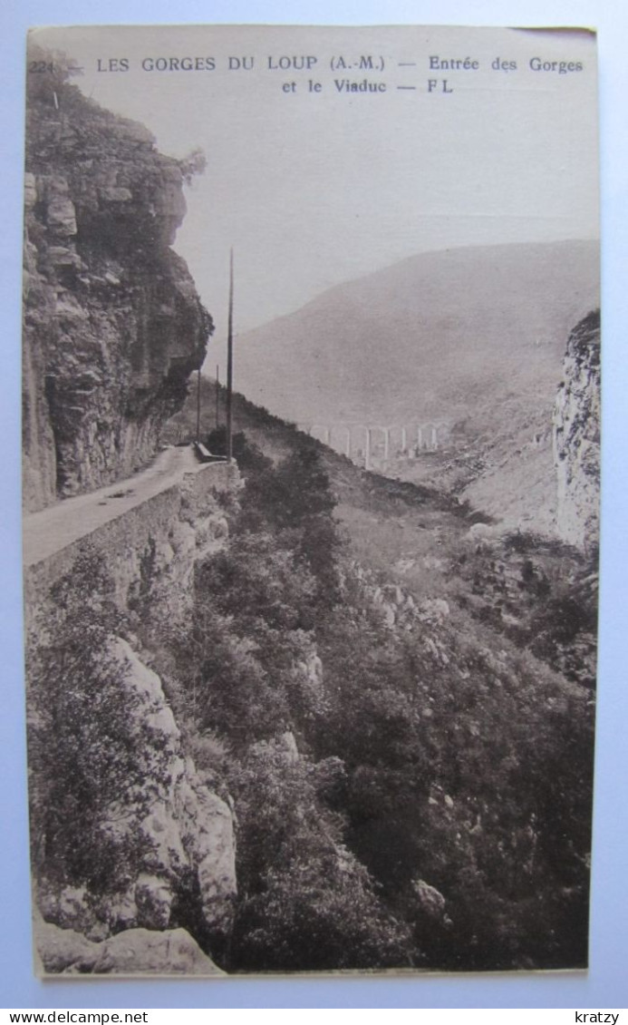 FRANCE - ALPES MARITIMES - TOURETTE-sur-LOUP - Les Gorges - L'Entrée Et Le Viaduc - Other & Unclassified