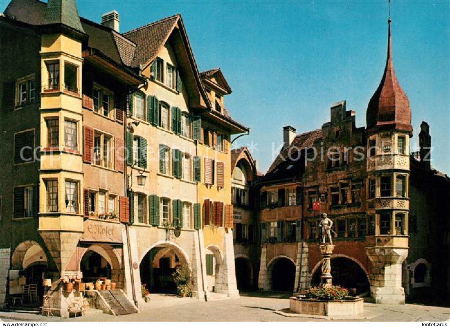 13211189 Biel Bienne Kunsthaus Brunnen Musee Des Arts Fontaine Biel Bienne - Autres & Non Classés