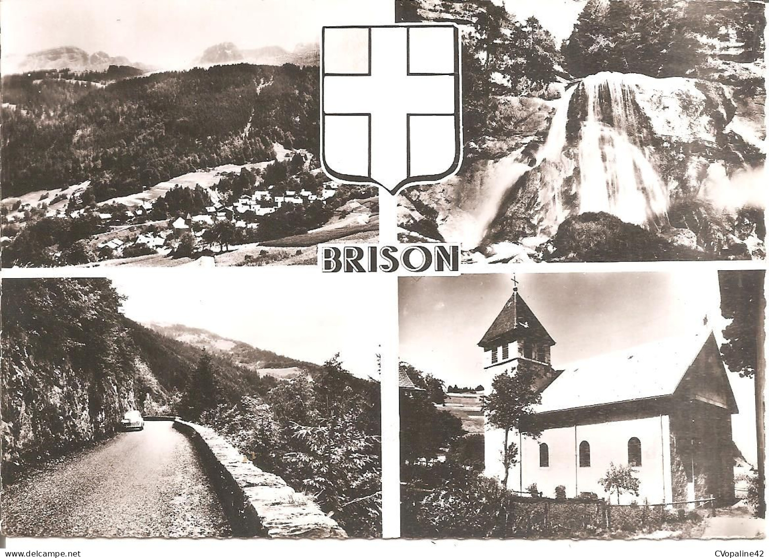 BRISON (74) Souvenir De BRISON - Carte Multivues - Blason  CPSM GF - Andere & Zonder Classificatie