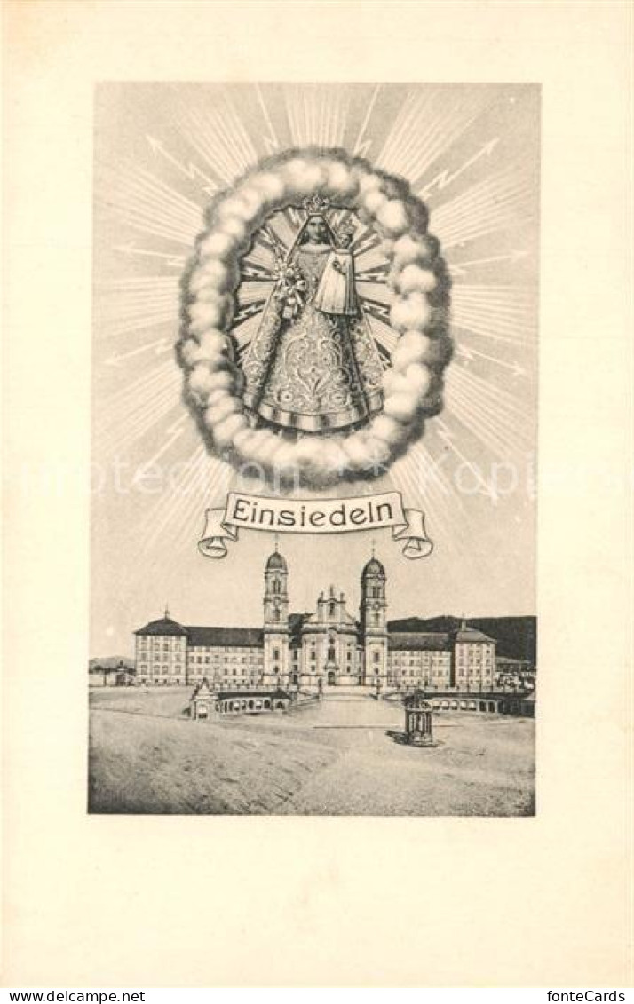 13205439 Einsiedeln SZ Gnadenbild Kloster Einsiedeln SZ - Andere & Zonder Classificatie