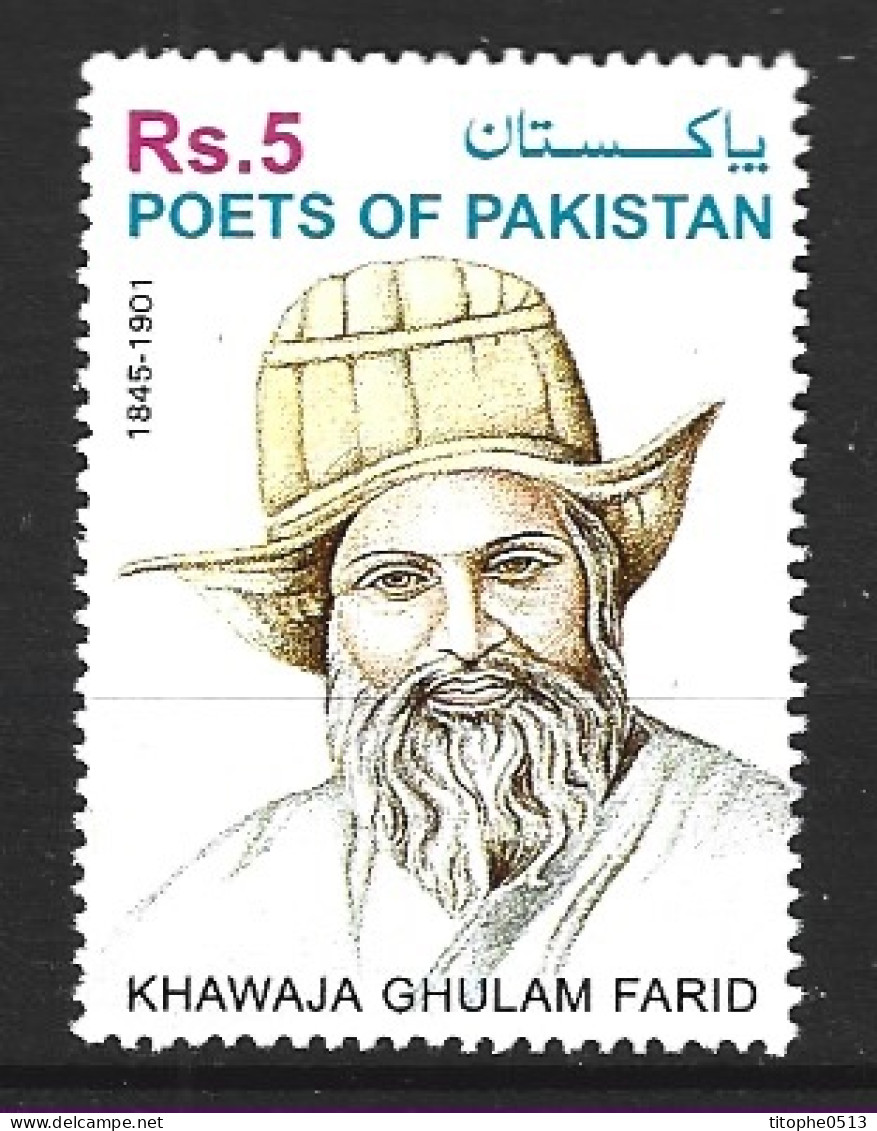 PAKISTAN. N°1043 De 2001. Poète Ghulam Farid. - Schriftsteller