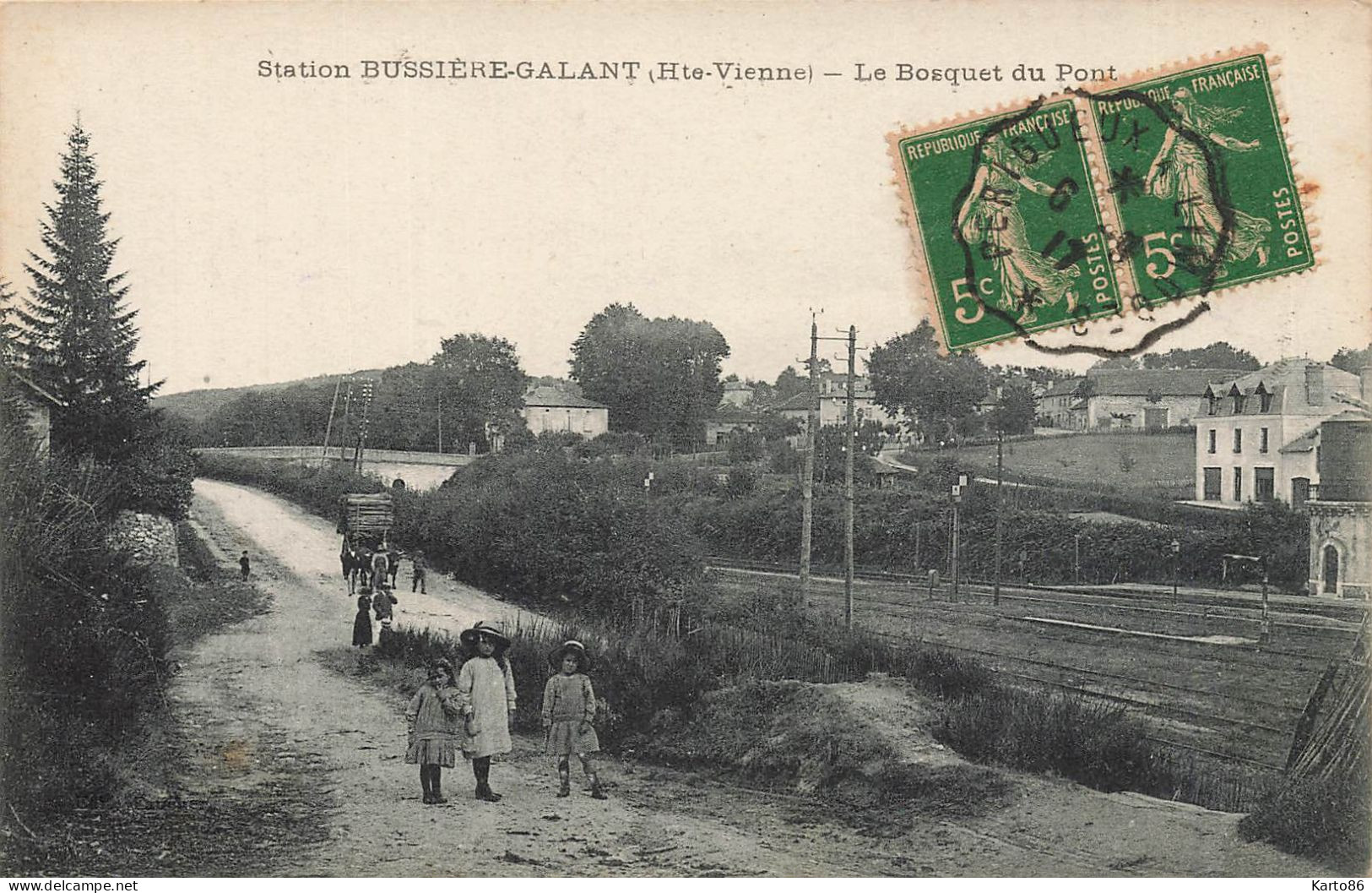 Bussière Galant * Le Bosquet Du Pont * Gare Enfants Villageois - Altri & Non Classificati