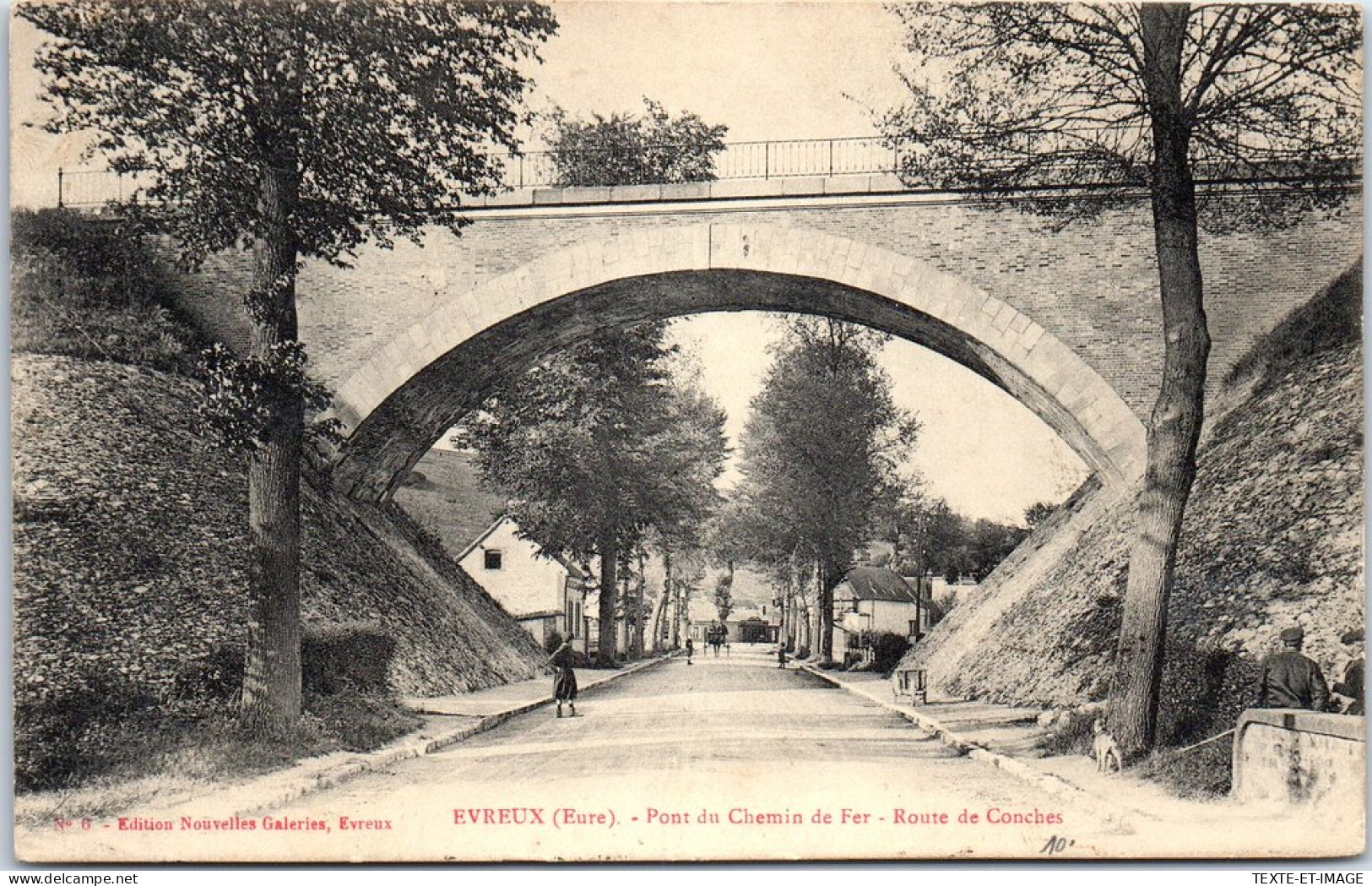 27 EVREUX - Pont Du Chemin De Fer Route De Conches - Evreux