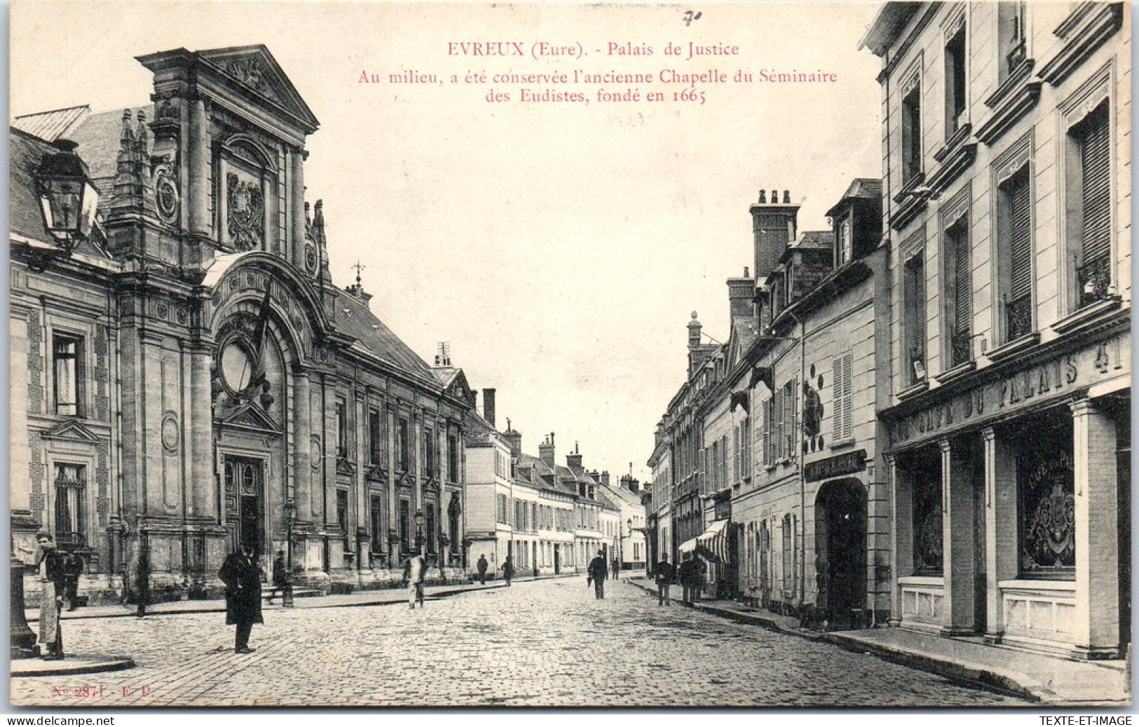 27 EVREUX - Facade Du Palais De Justice  - Evreux