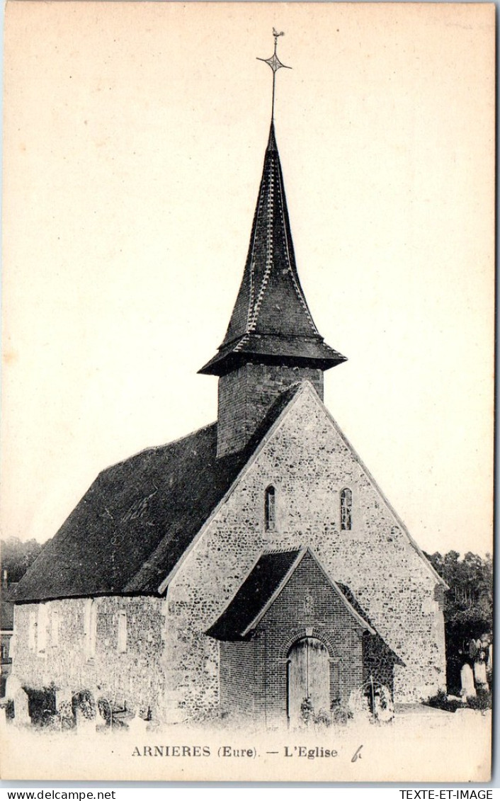 27 ARNIERES - Vue De L'eglise  - Arnières