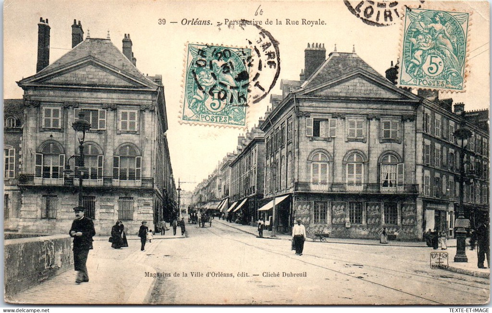 45 ORLEANS - Perspective De La Rue Royale  - Orleans
