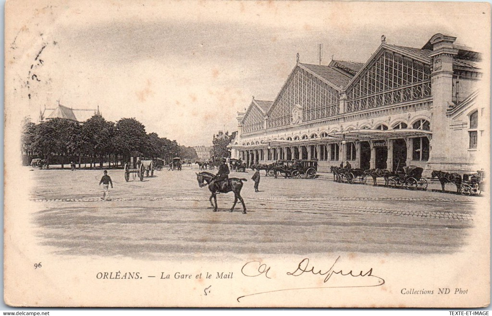 45 ORLEANS - La Gare Et Le Mail.  - Orleans