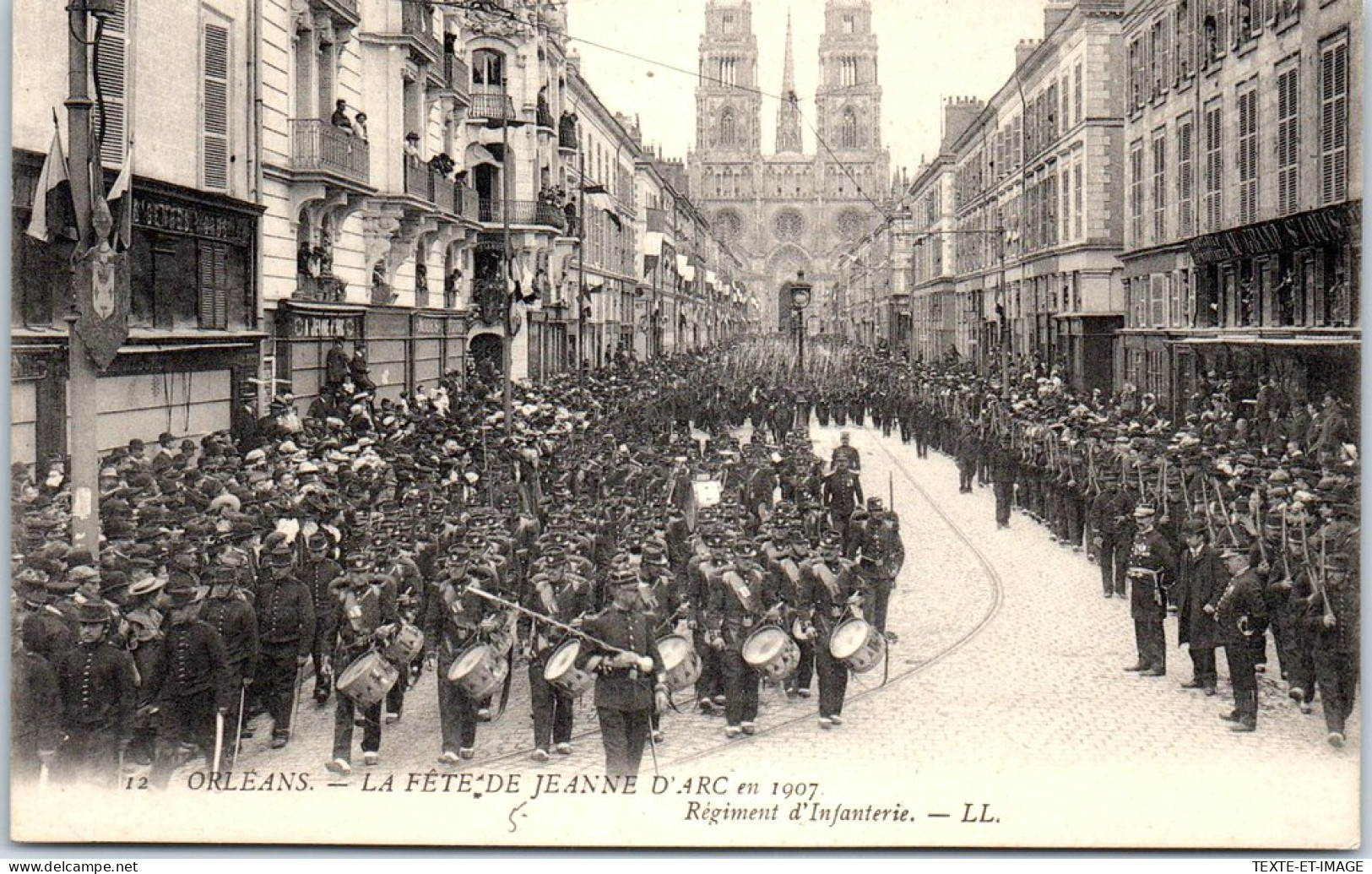 45 ORLEANS - Fete De Jeanne D'arc 1907, L'infanterie  - Orleans