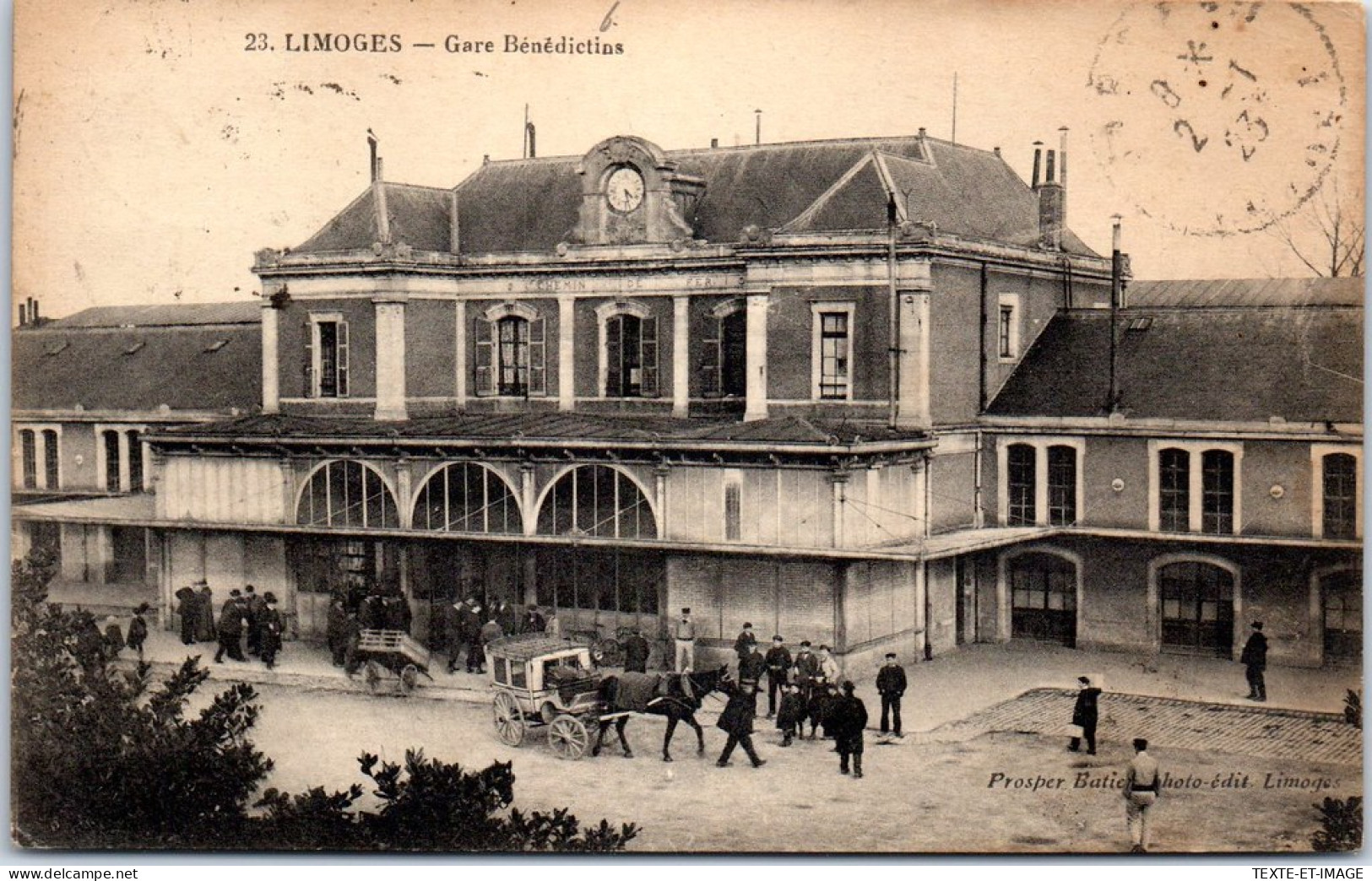 87 LIMOGES - Vue Sur La Gare Des Benedictins.  - Limoges