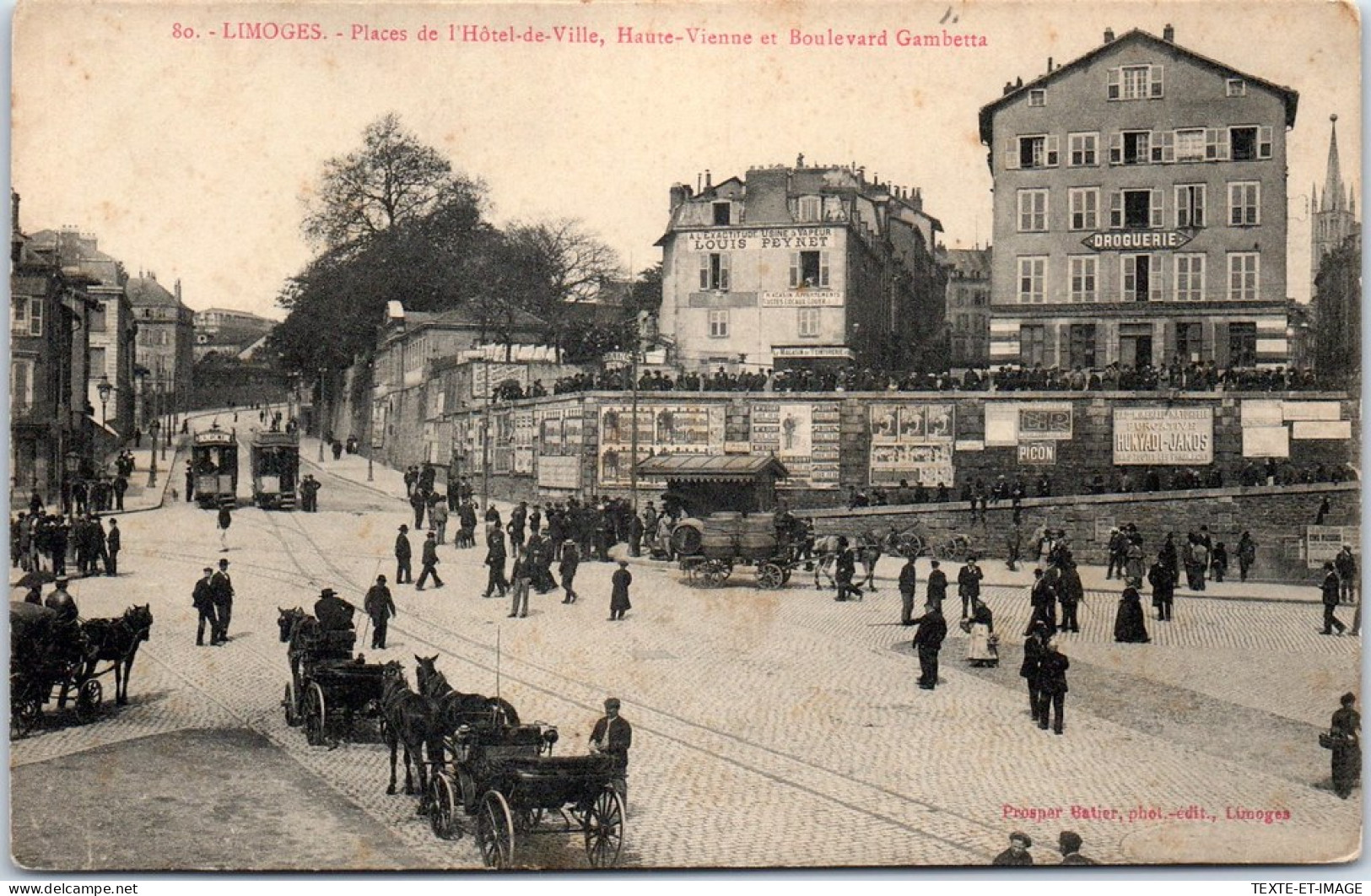 87 LIMOGES - Place De L'hotel De Ville, Bld Gambetta  - Limoges