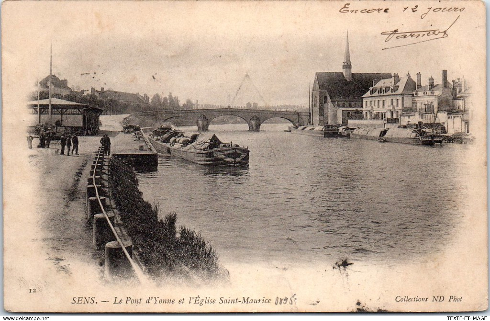 89 SENS - Le Pont D'yonne Et L'eglise Saint Maurice  - Sens