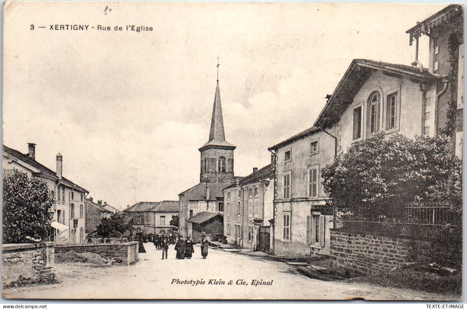 88 XERTIGNY - La Rue De L'eglise  - Other & Unclassified