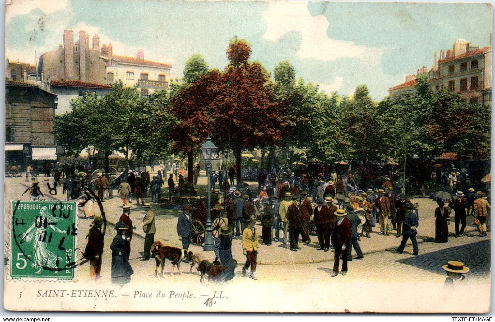 42 SAINT ETIENNE - La Place Du Peuple.  - Saint Etienne