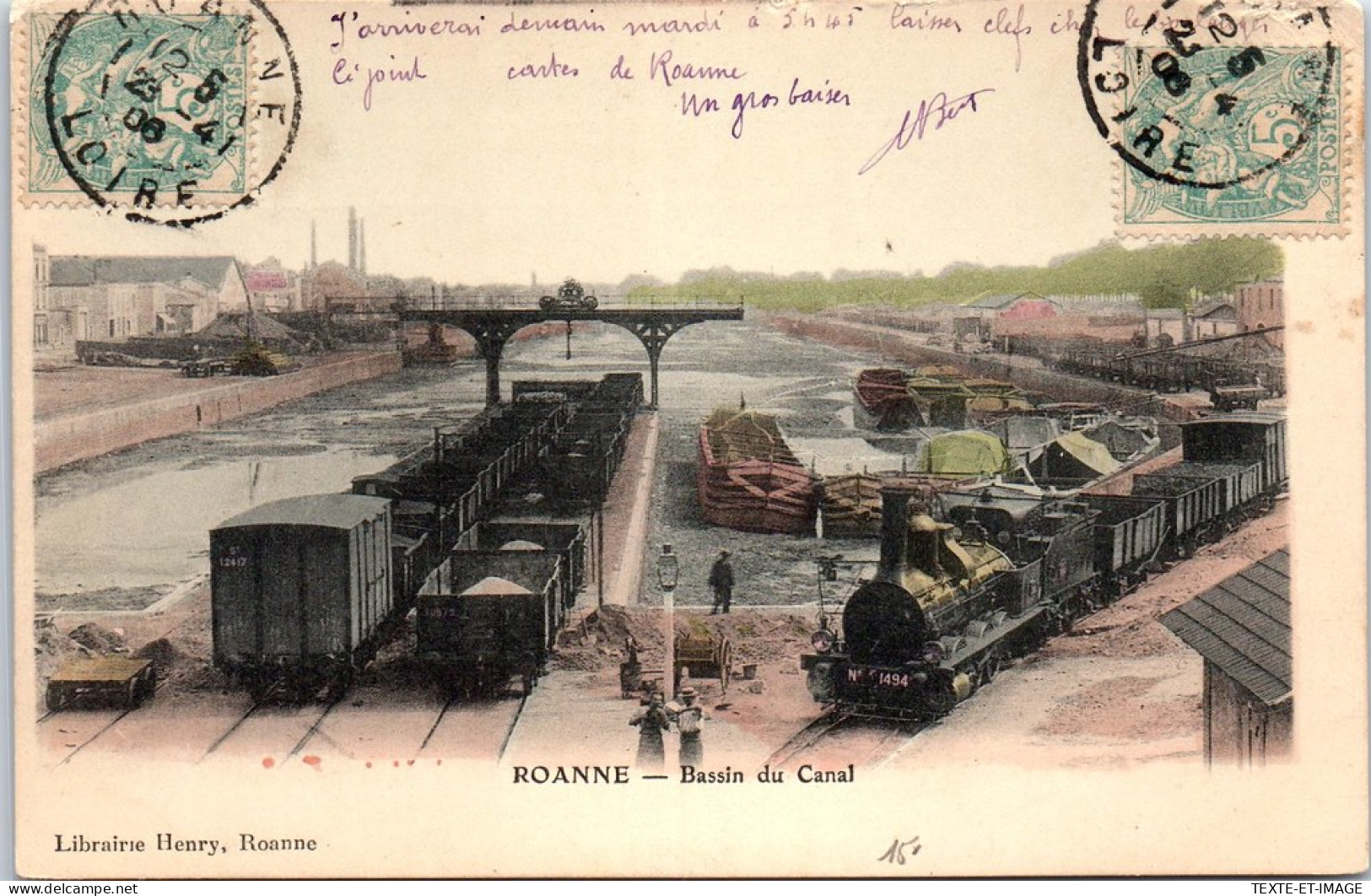 42 ROANNE - Le Bassin Du Canal.  - Roanne