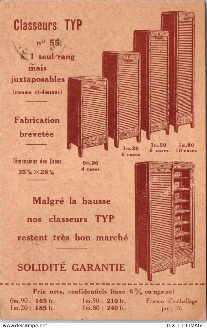 PUBLICITE - Meuble De Rangement Des Classeurs TYP - Advertising