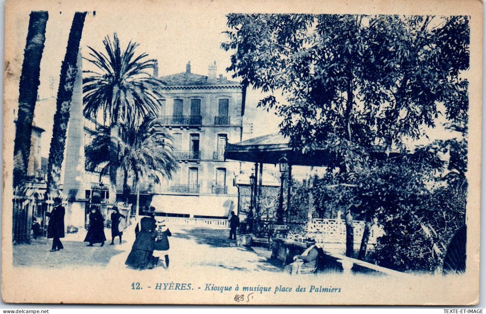 83 HYERES - Kiosque A Musique Place Des Palmiers  - Hyeres