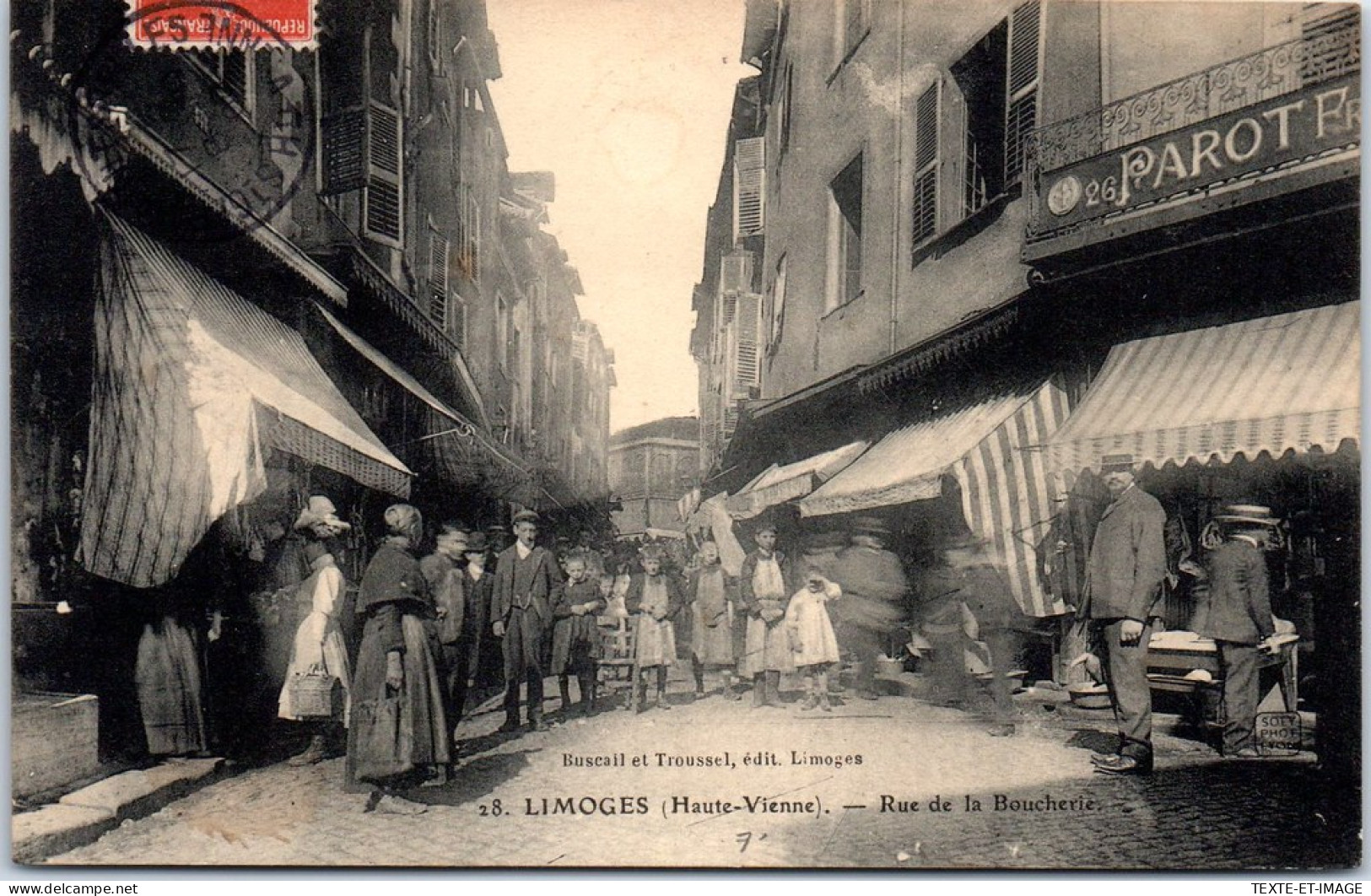 87 LIMOGES - Commerces Rue De La Boucherie - Limoges
