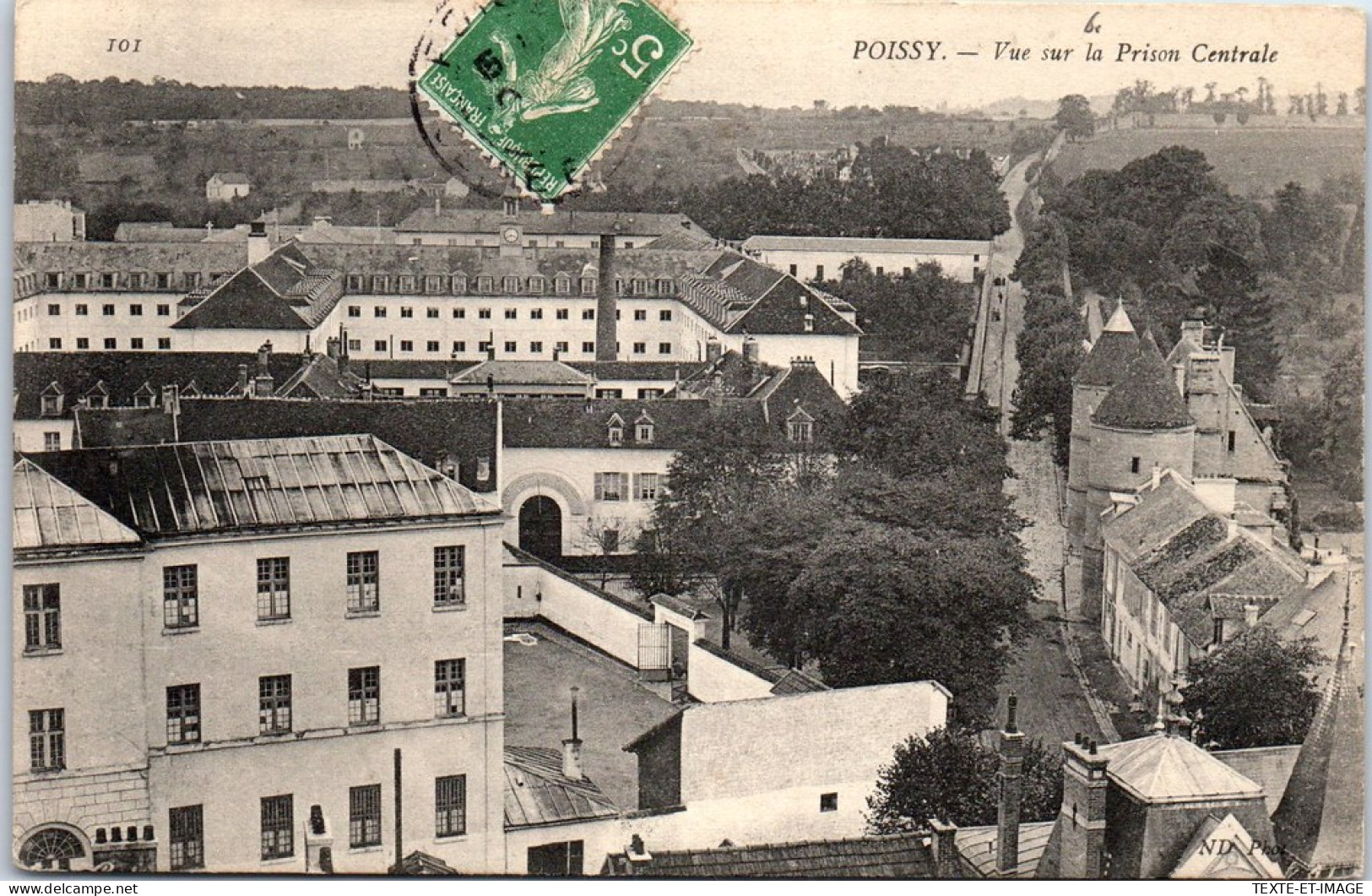 78 POISSY - Vue Sur La Prison Centrale  - Poissy