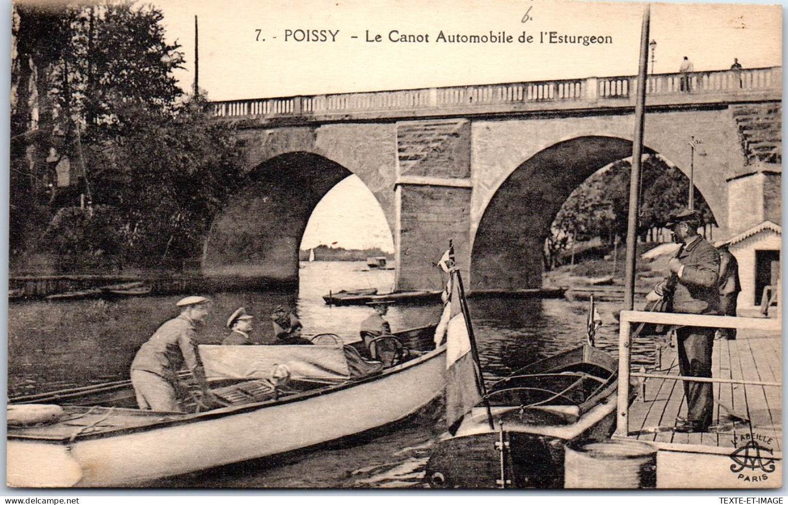 78 POISSY - Le Canot Automobile De L'esturgeon  - Poissy
