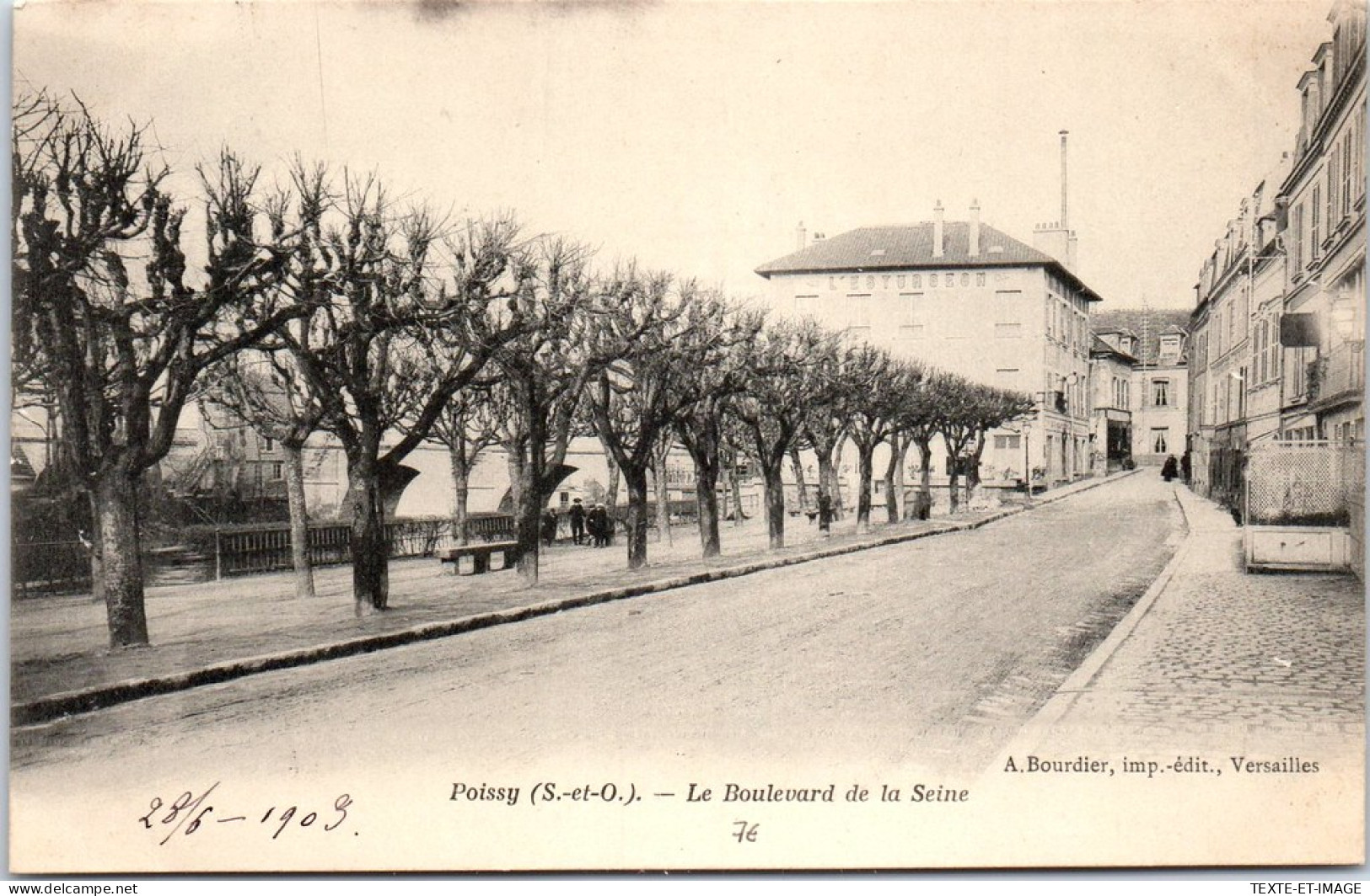 78 POISSY - Le Boulevard De La Seine  - Poissy