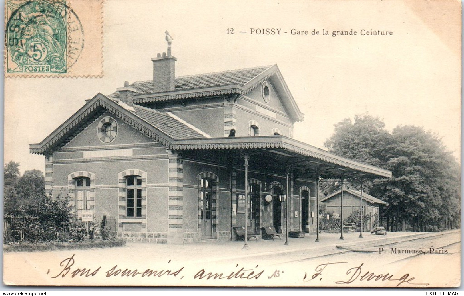 78 POISSY - La Gare De La Grande Ceinture  - Poissy