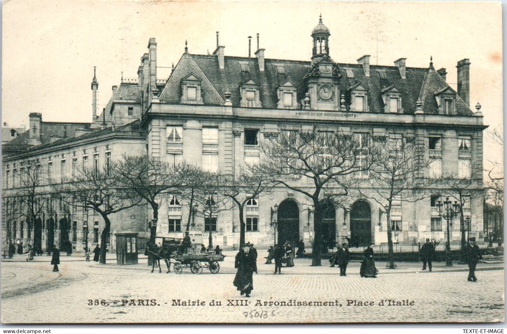 75013 PARIS - La Mairie D'arrondissement Place D'italie  - Distrito: 13