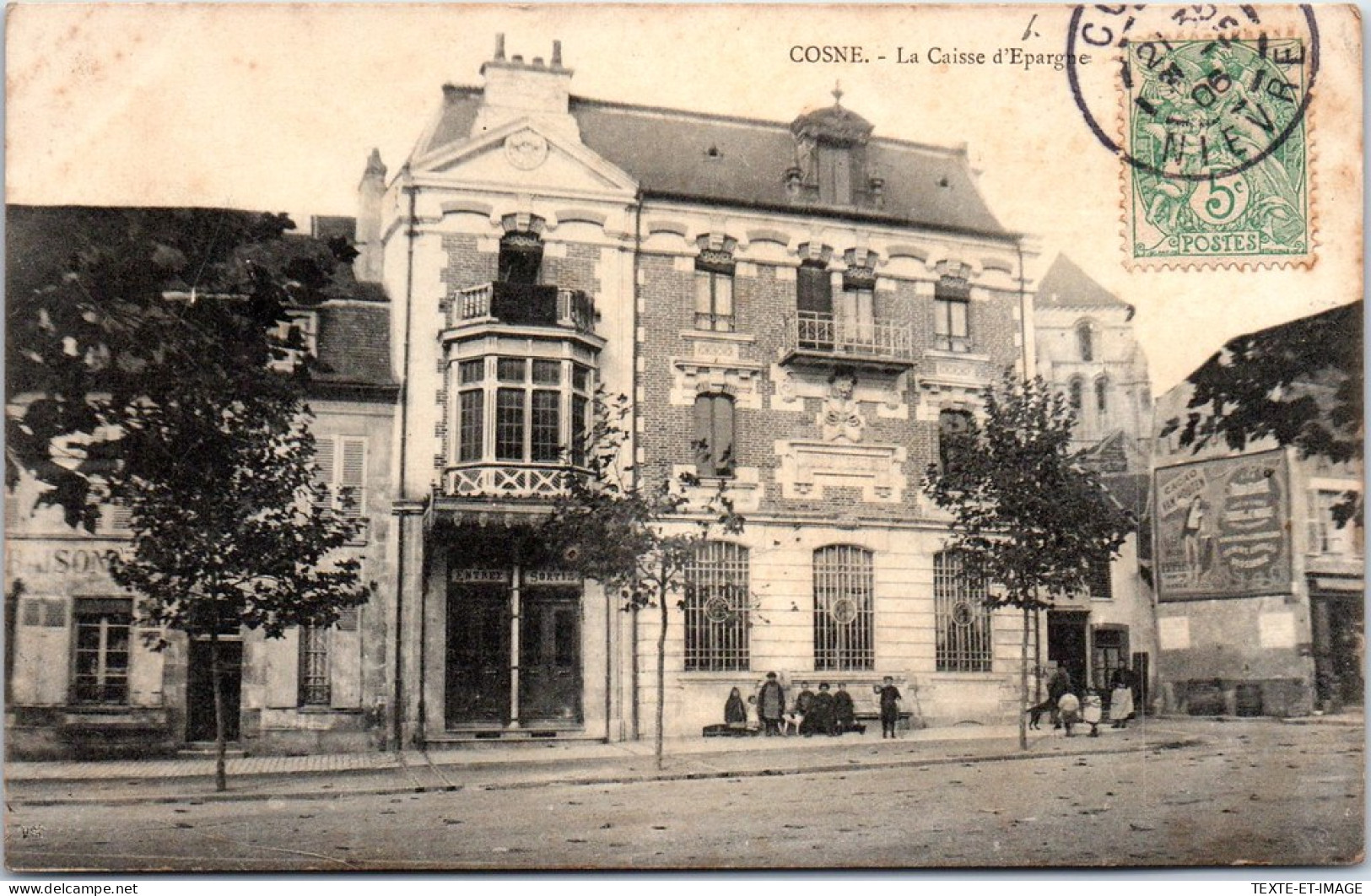 58 COSNE SUR LOIRE - Vue Generale De La Caisse D'epargne - Cosne Cours Sur Loire
