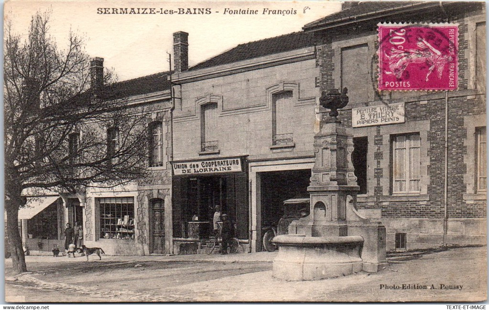51 SERMAIZE LES BAINS - La Fontaine Francois. - Sermaize-les-Bains