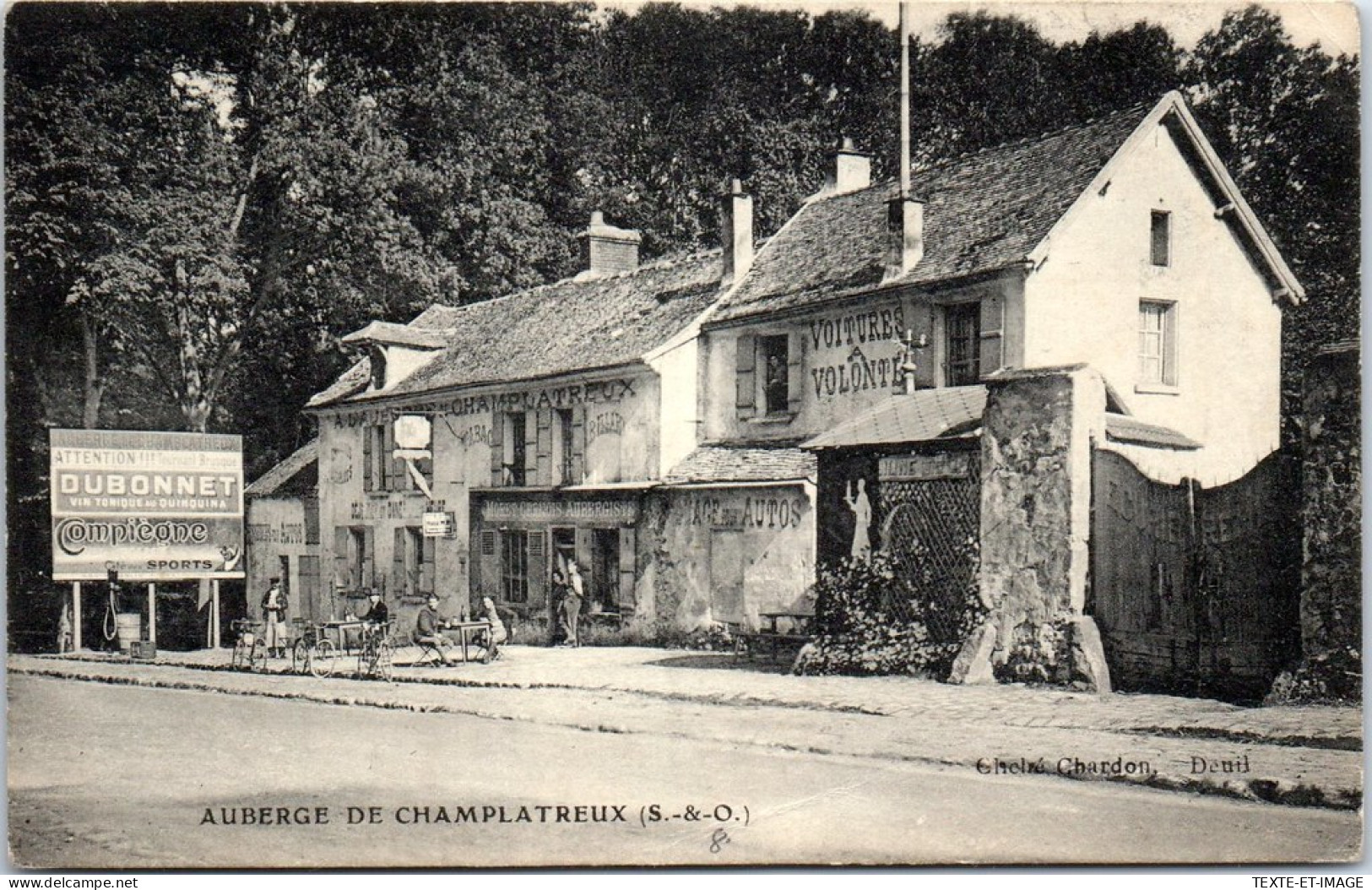 95 CHAMPLATREUX - Vue De L'auberge.  - Other & Unclassified