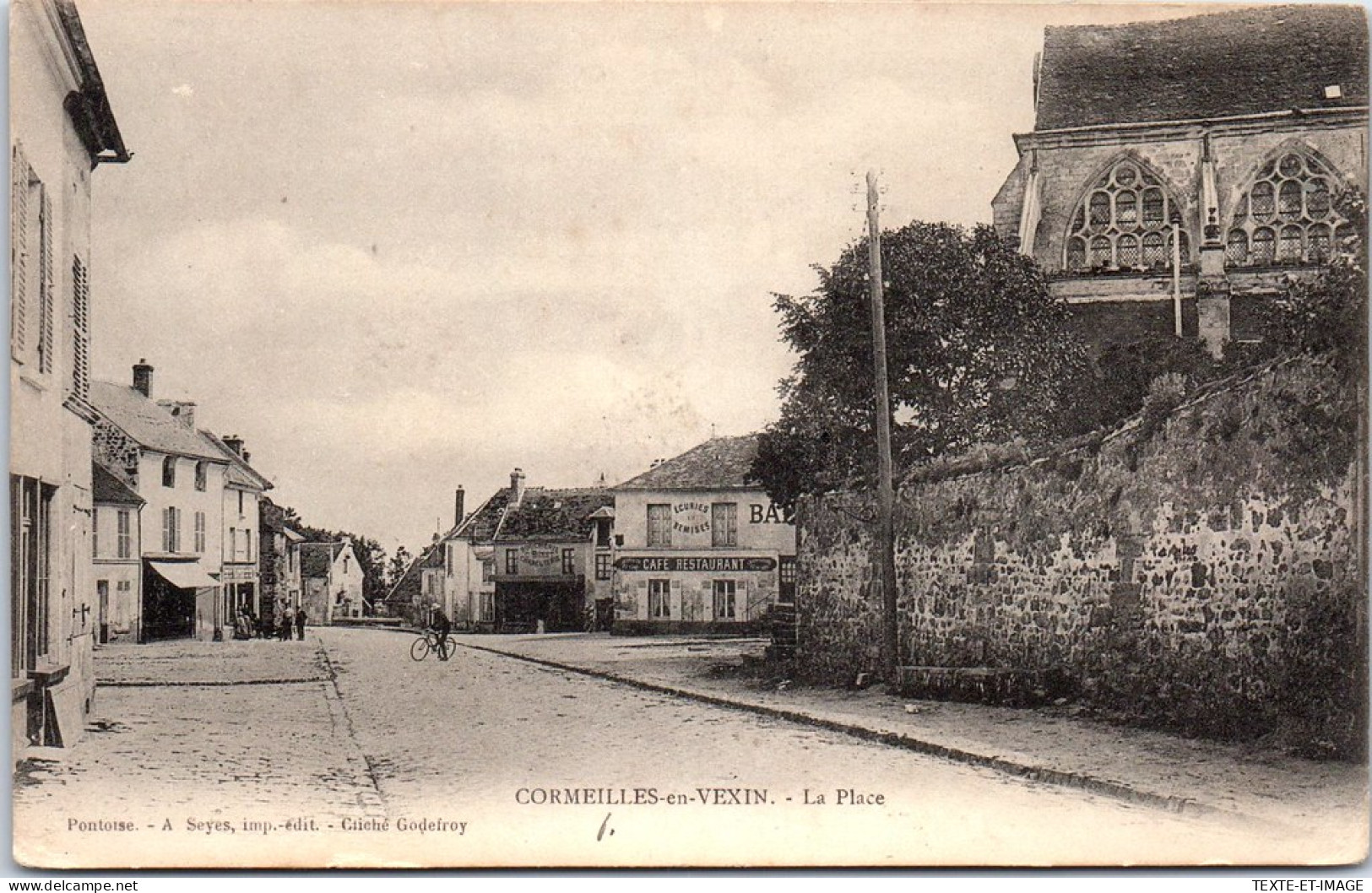 95 CORMEILLES EN VEXIN - La Place.  - Andere & Zonder Classificatie