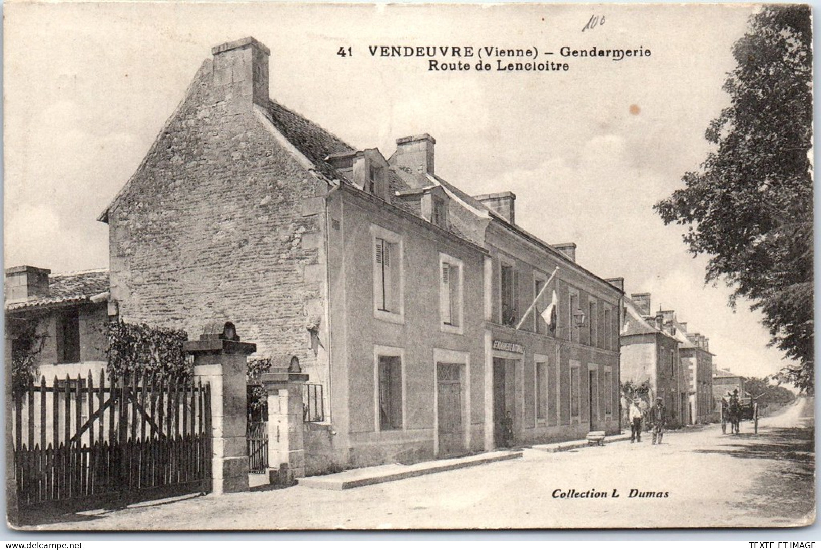 86 VENDOEUVRE - La Gendarmerie Route De Lencioitre  - Sonstige & Ohne Zuordnung