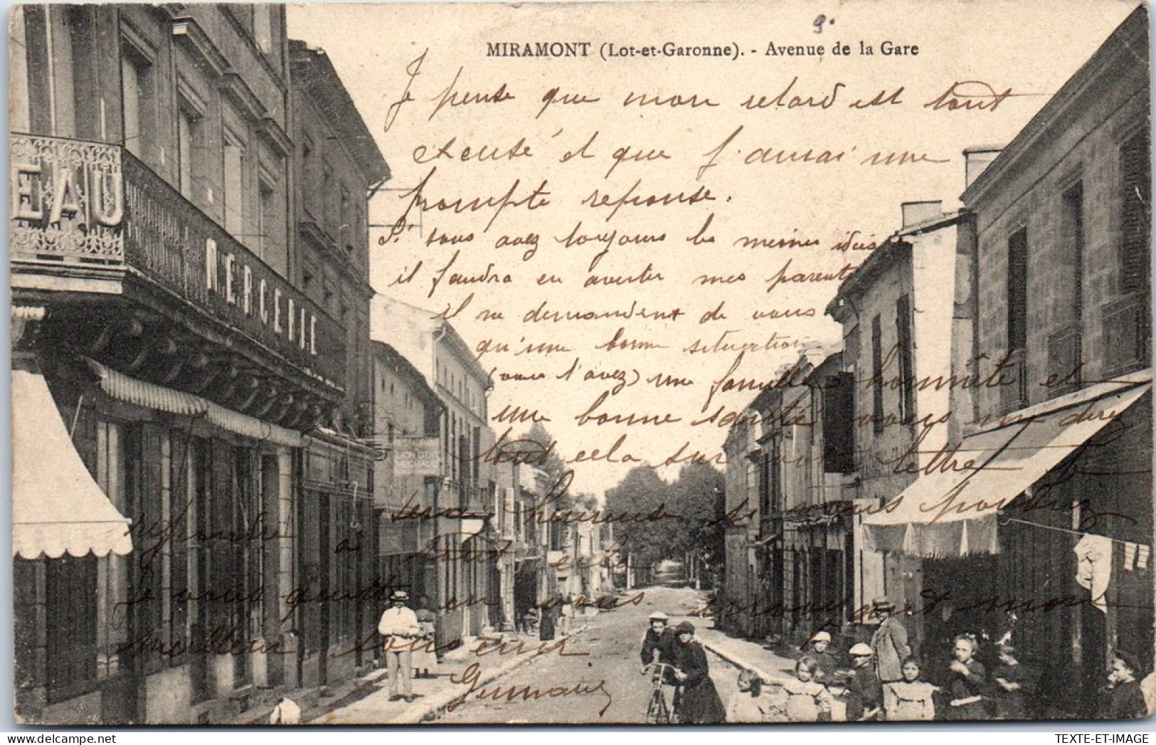 47 MIRAMONT - L'avenue De La Gare.  - Other & Unclassified