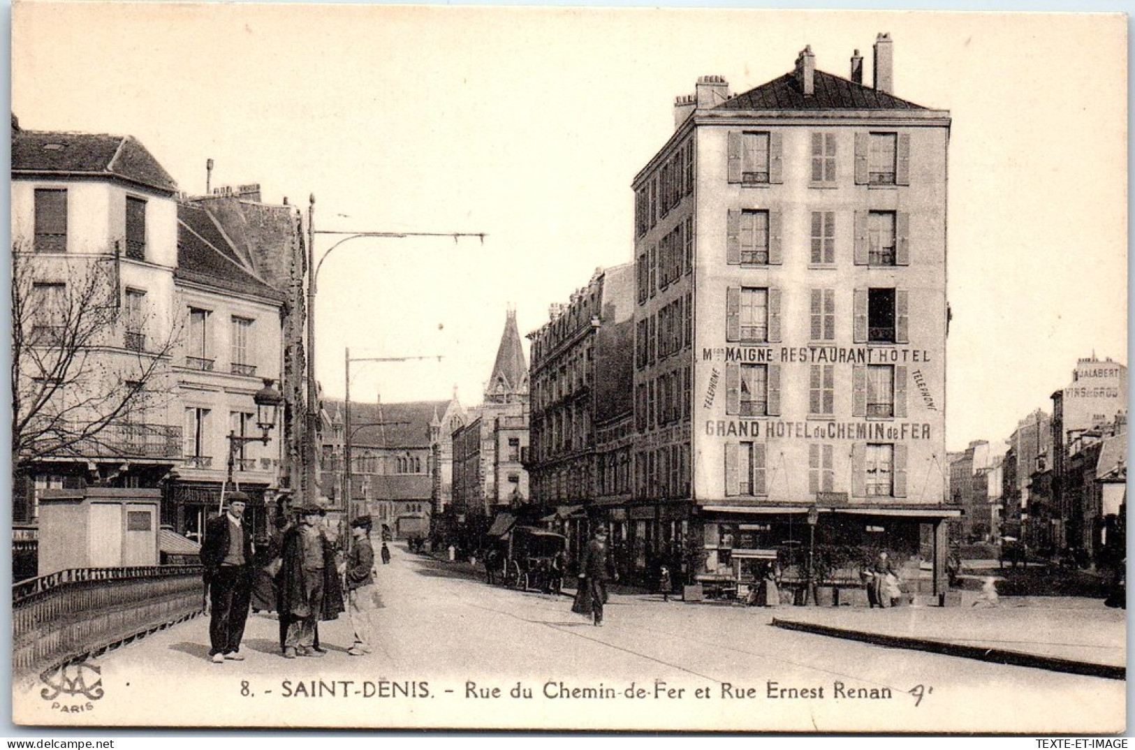 93 SAINT DENIS - Rue Du Chemin De Fer Et E RENAN  - Saint Denis