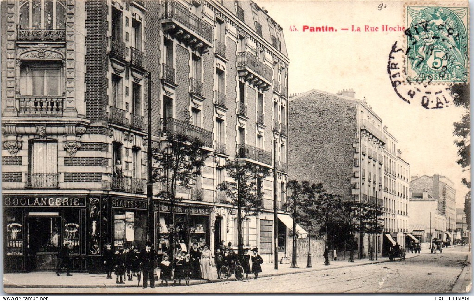 93 PANTIN - Un Coin De La Rue Hoche.  - Pantin