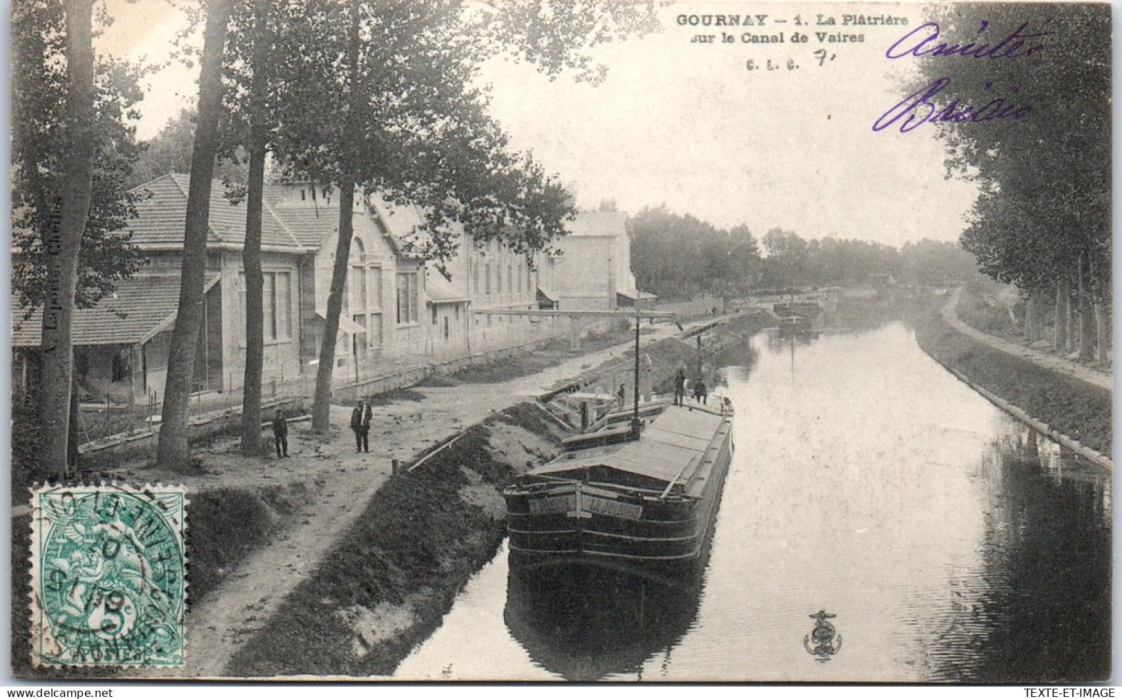 93 GOURNAY - La Platriere Sur Le Canal De Vaires - Gournay Sur Marne