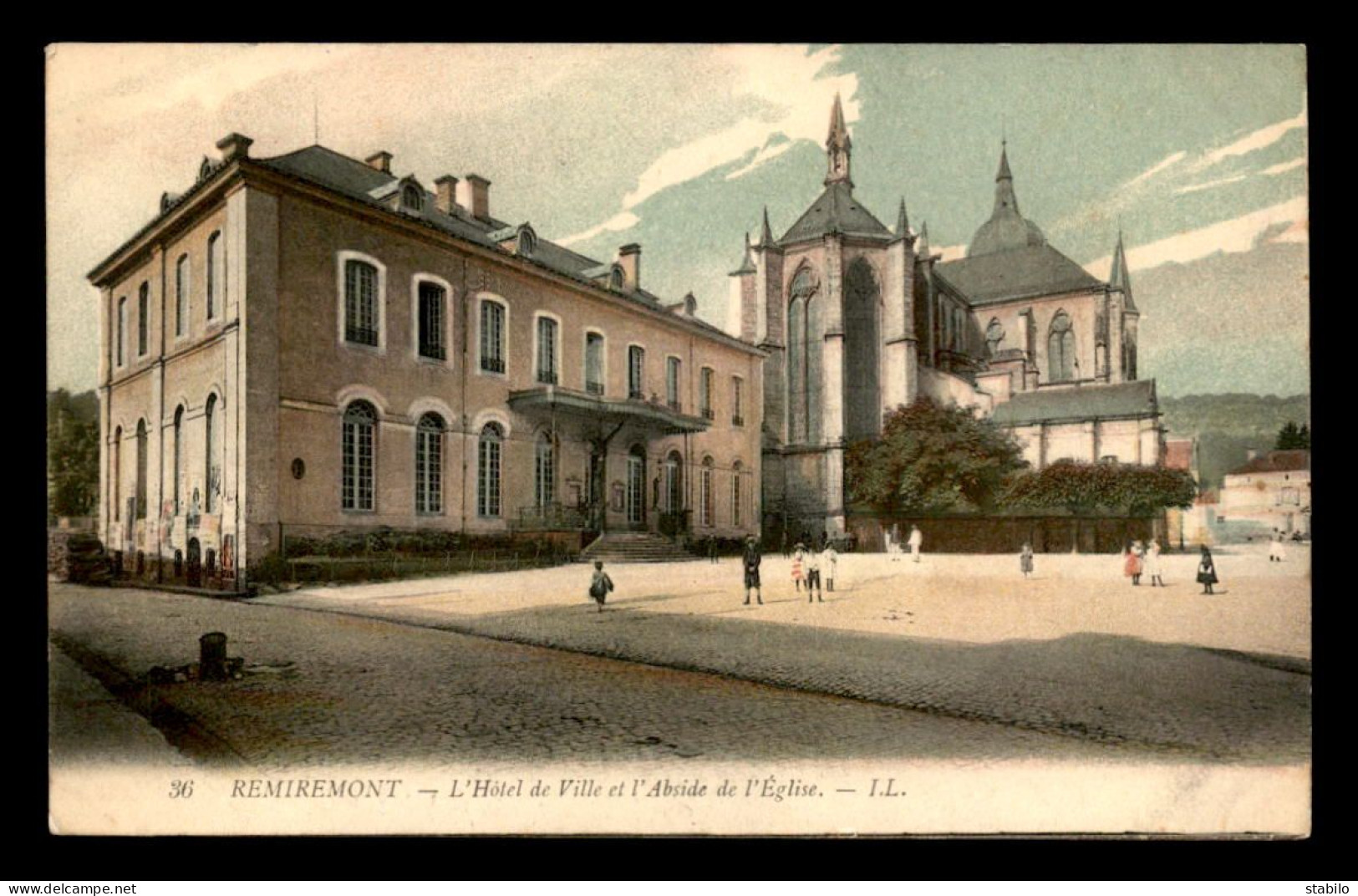 GUERRE 14/18 - CACHET HOPITAL ANNEXE N°1 REMIREMONT (VOSGES)  - Oorlog 1914-18