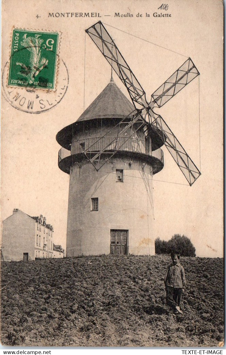 93 MONTFERMEIL - Le Moulin De La Galette - - Montfermeil