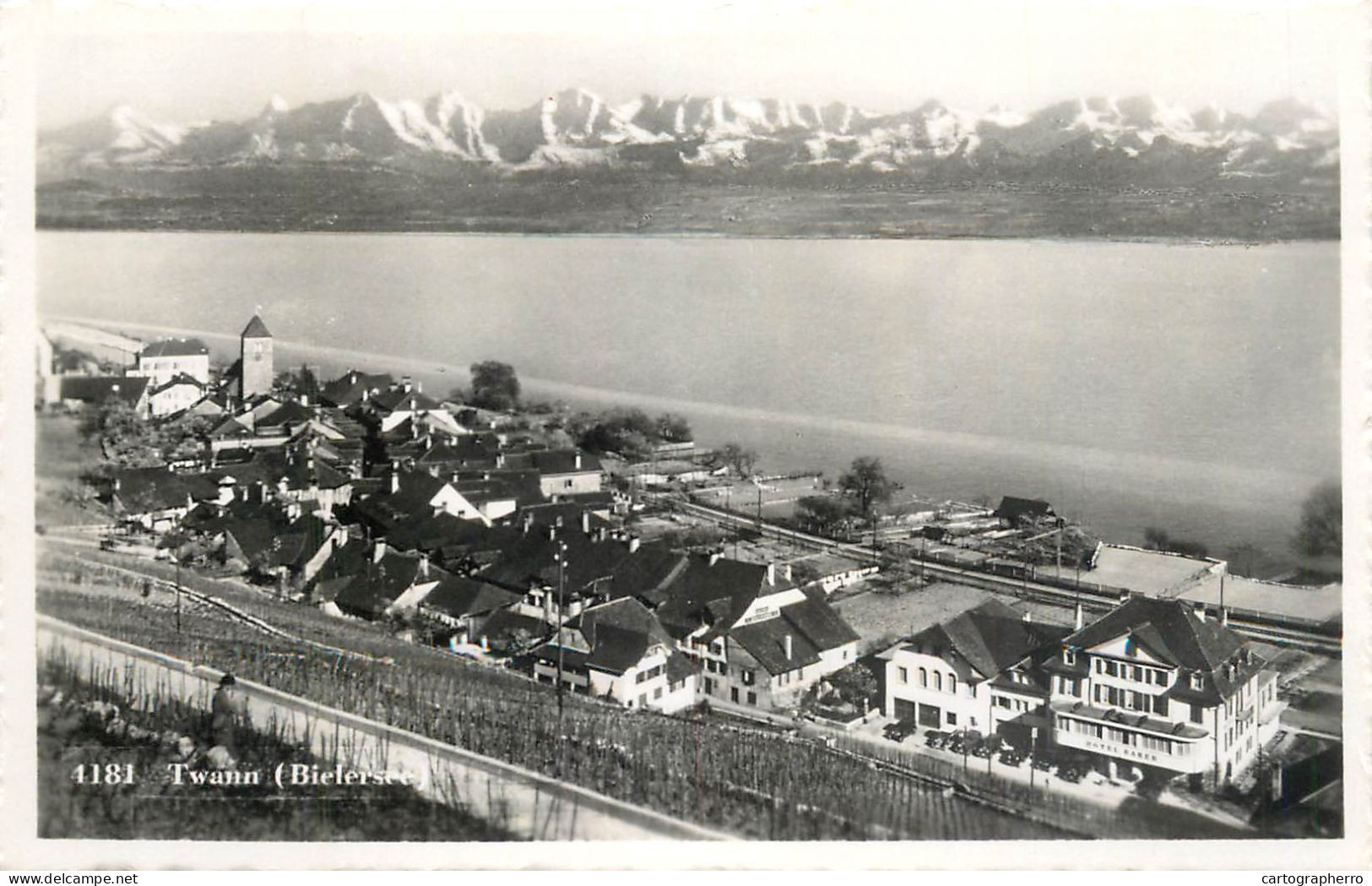 Postcard Switzerland Twann Bielersee - Sonstige & Ohne Zuordnung