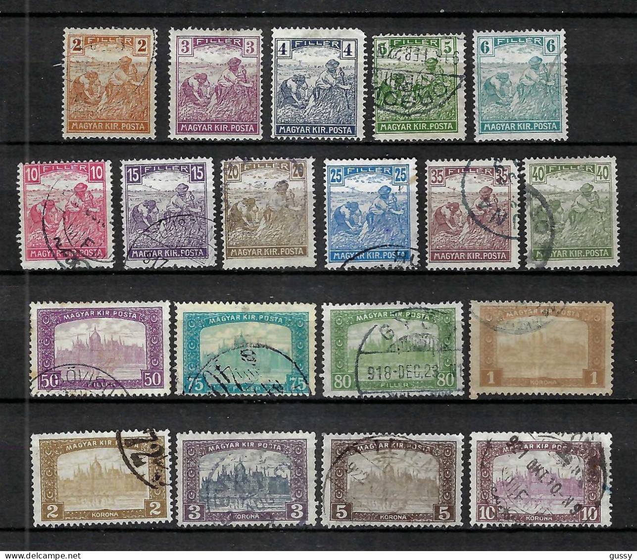 HONGRIE Ca.1916-17: Lot D' Obl. Et Neufs* - Used Stamps