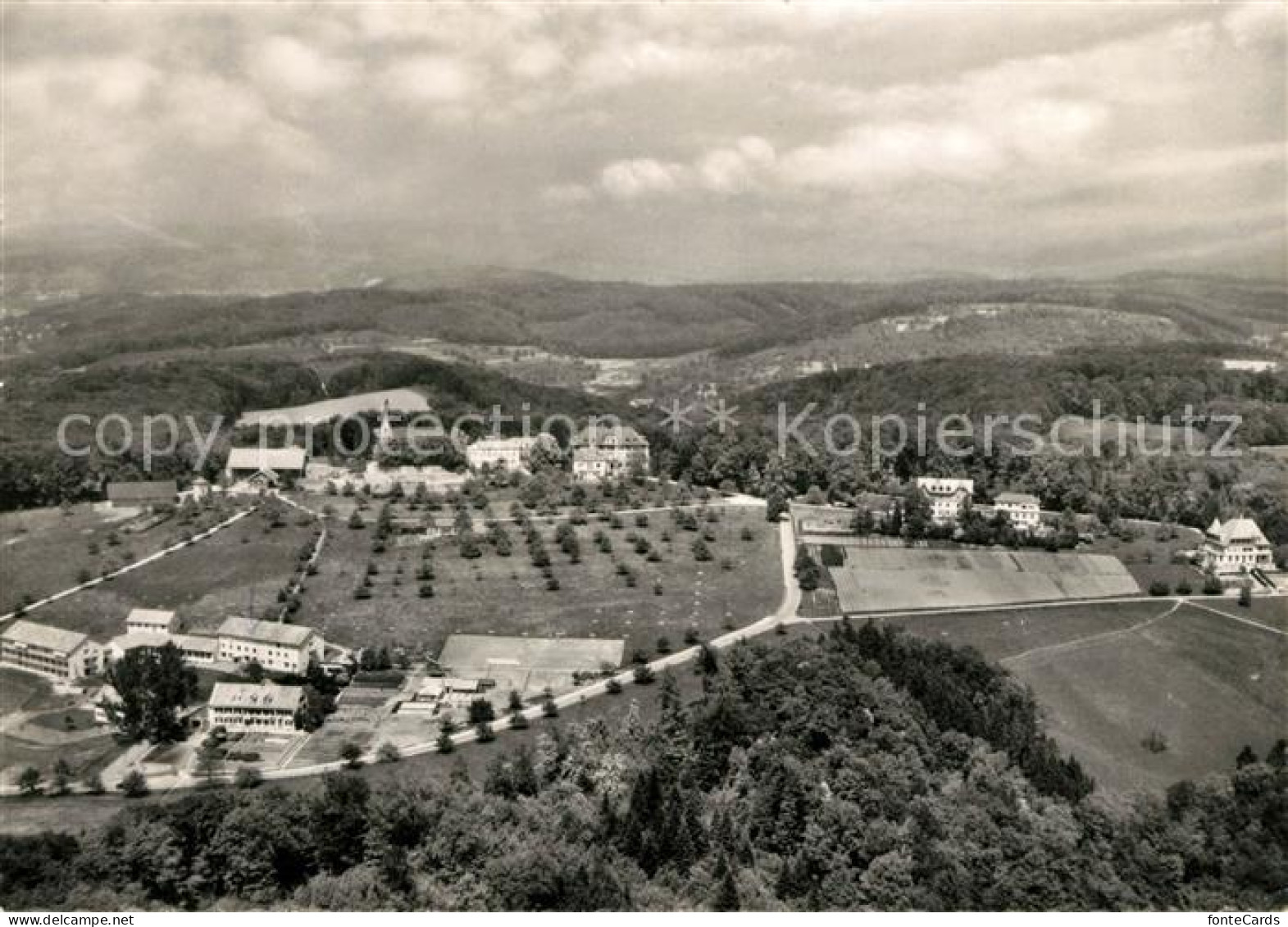 13199719 Chrischona St Fliegeraufnahme Kloster Chrischona St - Sonstige & Ohne Zuordnung